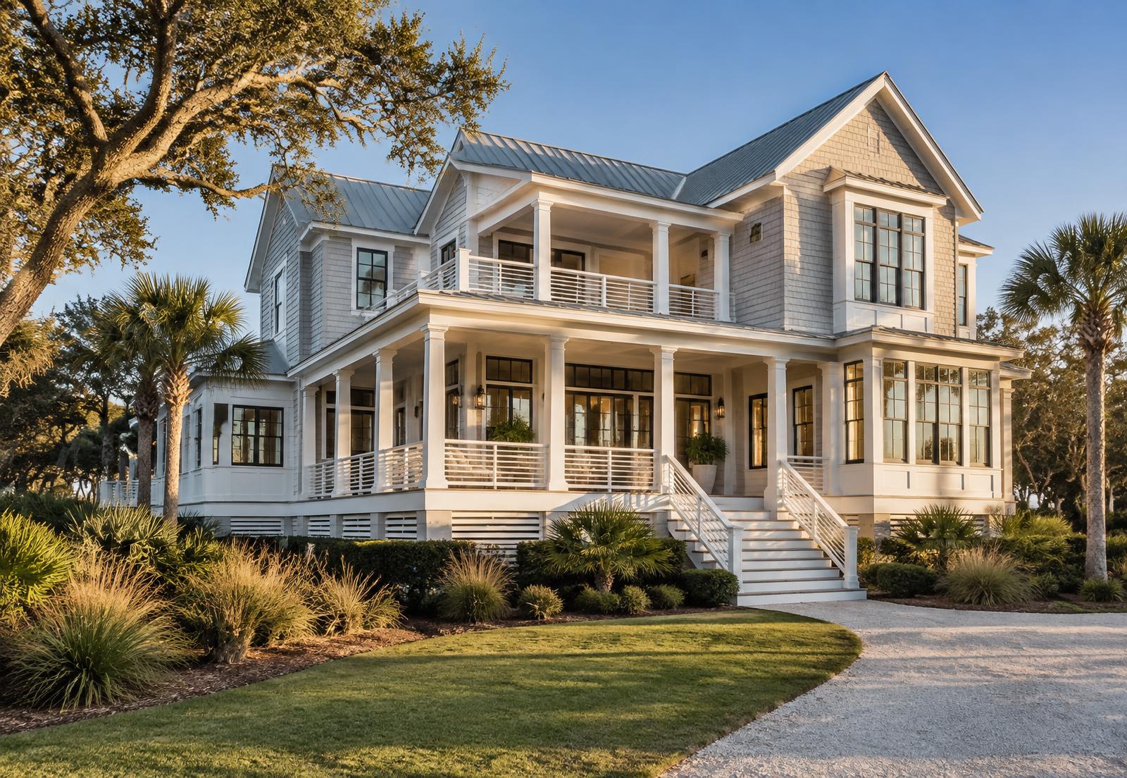 High-end coastal home in North Carolina's Cape Fear region